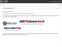 Tablet Screenshot of lrsantana4x4.com